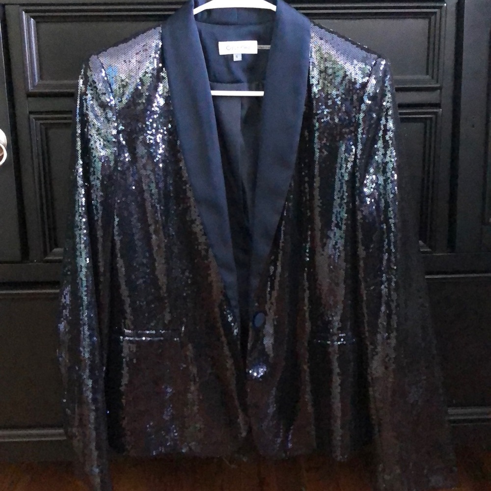 Calvin Klein Sequins blazer